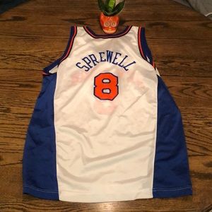 Latrell Sprewell NBA New York knocks Jersey #8